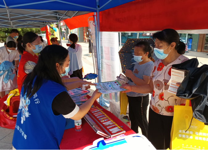 阜沙鎮(zhèn)禁毒信息〔2022〕第168期--阜沙鎮(zhèn)開展“不忘建黨崢嶸史，牢記使命宣禁毒”主題宣傳活動（2